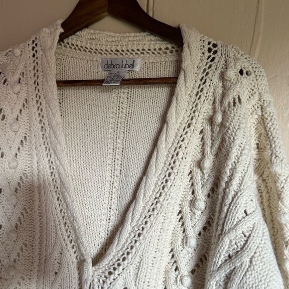 🙈SOLD🙈Vintage Bobble Knit Cardigan - Picture 3 of 4